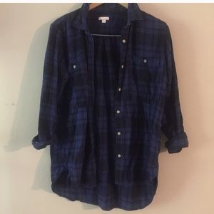 Oversized GAP plaid flannel